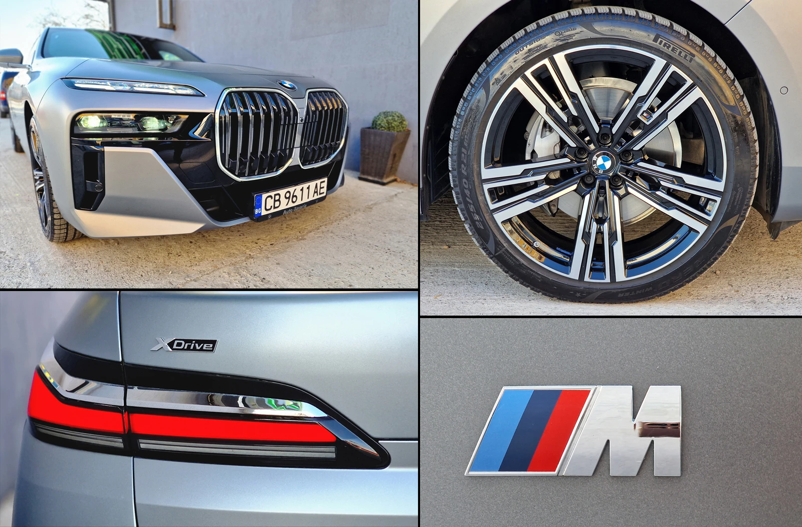 BMW 740 Xdrive /MSport/PANO/ ICONIC GLOW/ B&W/ 360/Mild    - изображение 10