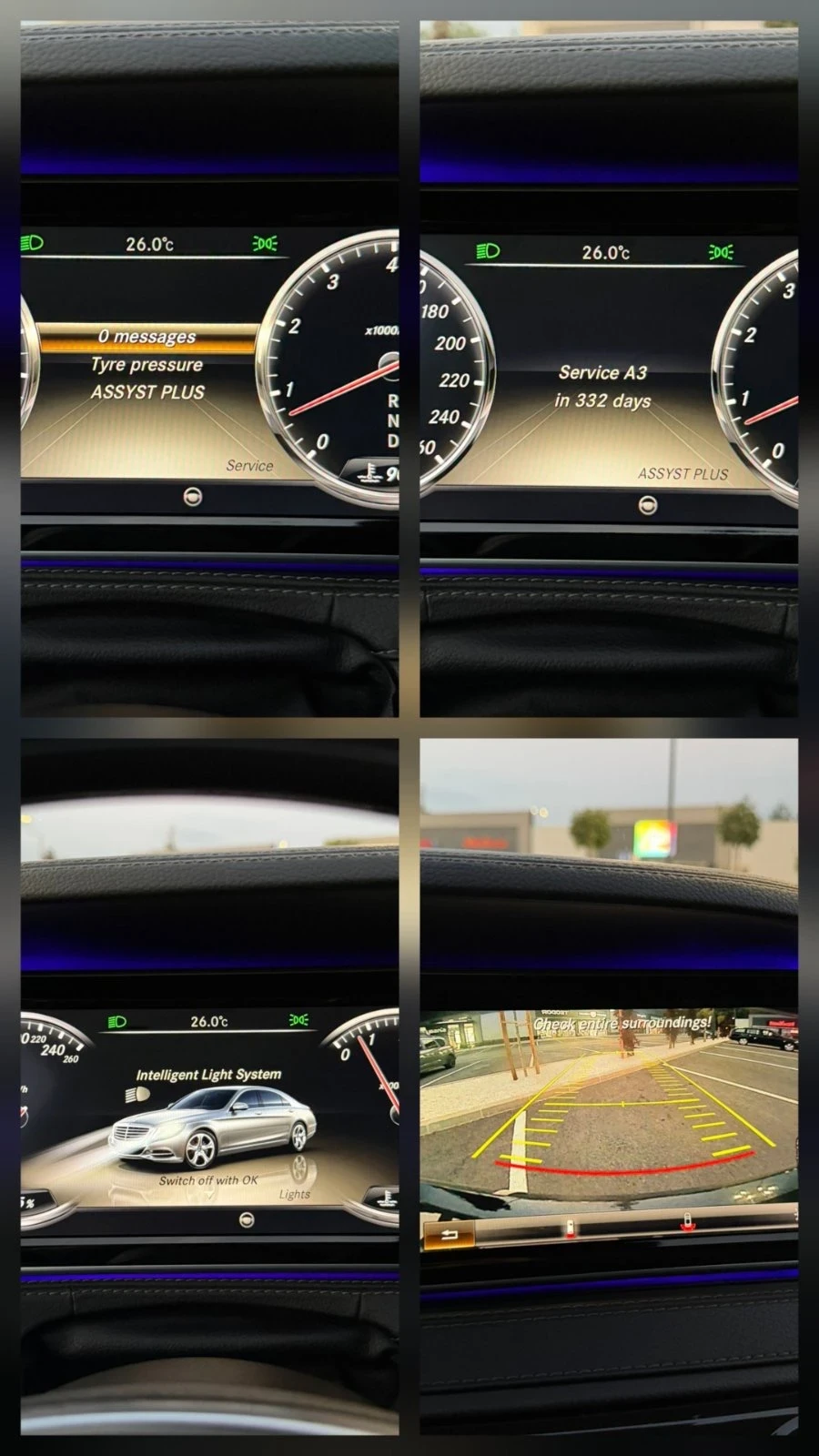 Mercedes-Benz S 500 4Matic/AMG/Burmester/* , снимка 15 - Автомобили и джипове - 56029685