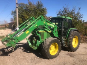 Трактор John Deere 6800 с товарач 683, снимка 1