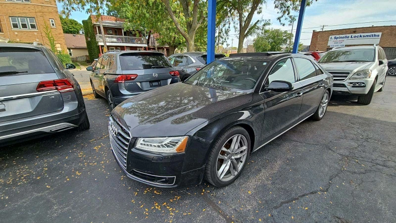 Audi A8 L 4.0T* MATRIX* HID* ПАНО* ПОДГРЕВИ* ОБДУХ , снимка 1 - Автомобили и джипове - 48377818