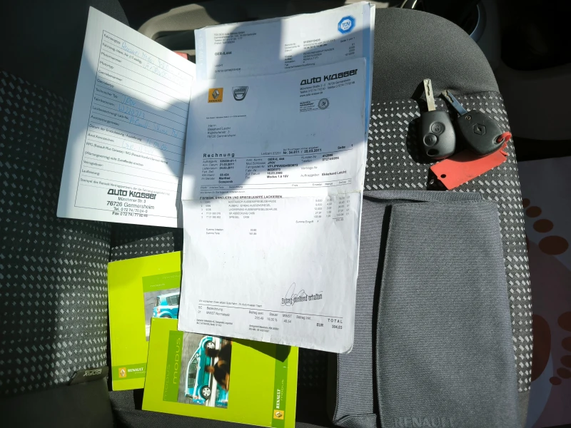 Renault Modus 1.6i 16V - 90hp, снимка 15 - Автомобили и джипове - 51774464