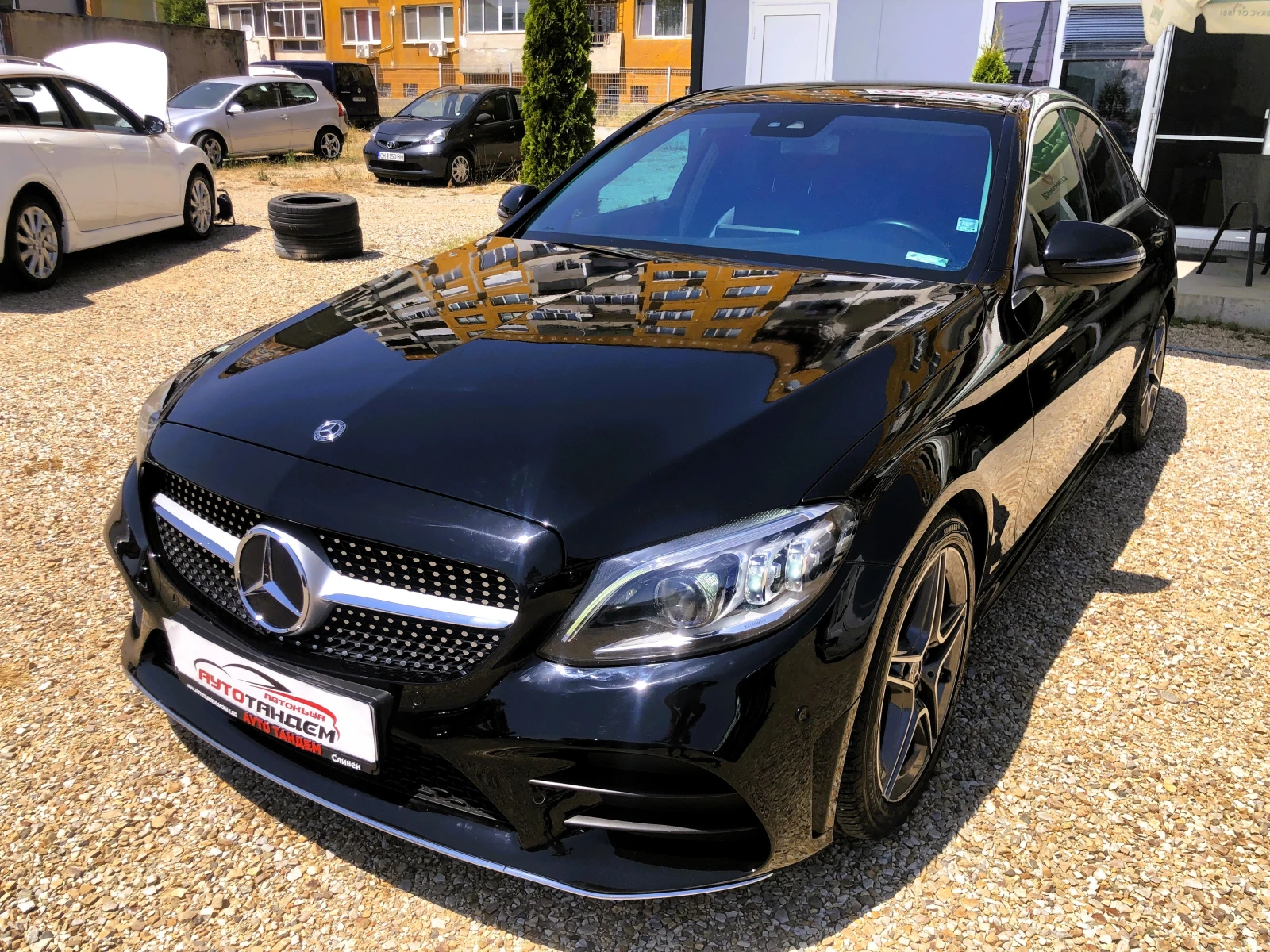 Mercedes-Benz C 220 AMG-PAKET/DISTRONIC/MULTIBEAM LED/УНИКАТ, снимка 1