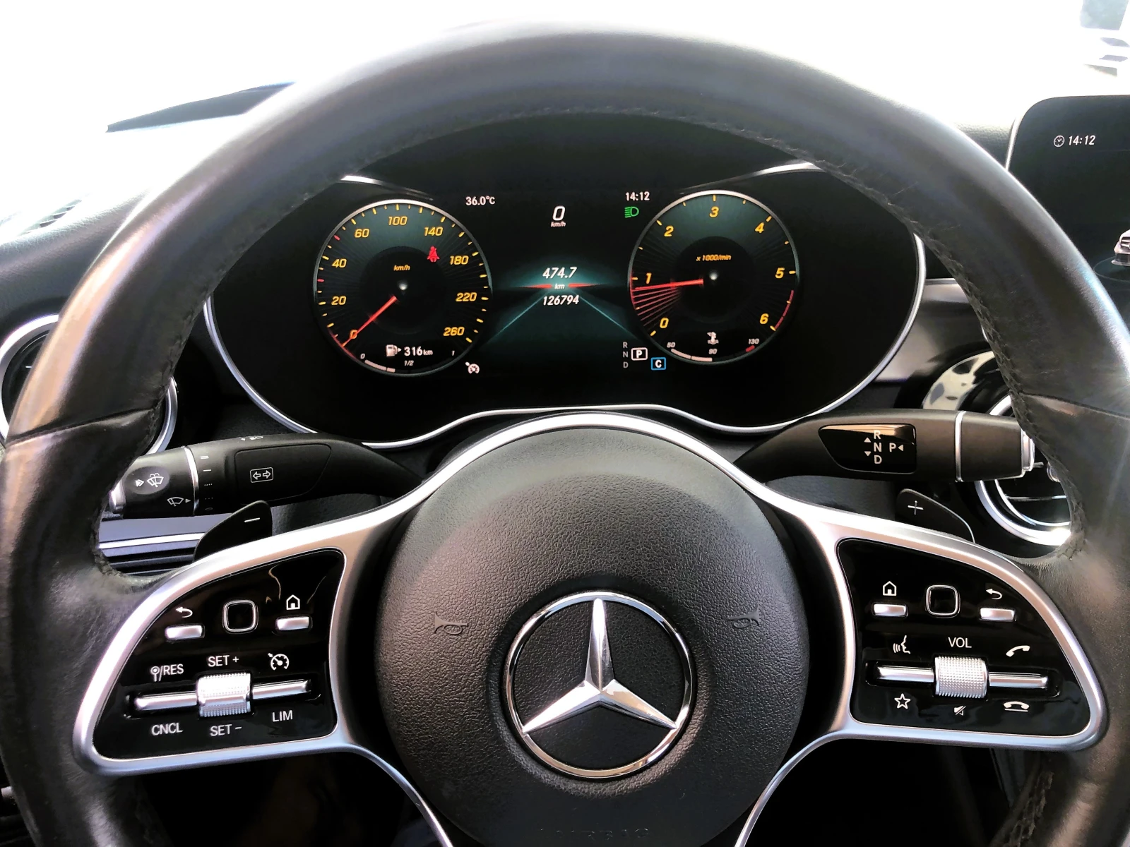 Mercedes-Benz C 220 AMG-PAKET/DISTRONIC/MULTIBEAM LED/ | Mobile.bg   12