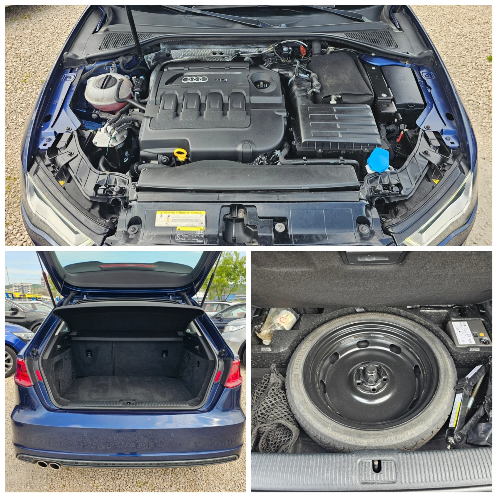 Audi A3 2.0TDI, 150к.с., Quattro, S-Line , снимка 15 - Автомобили и джипове - 54541058