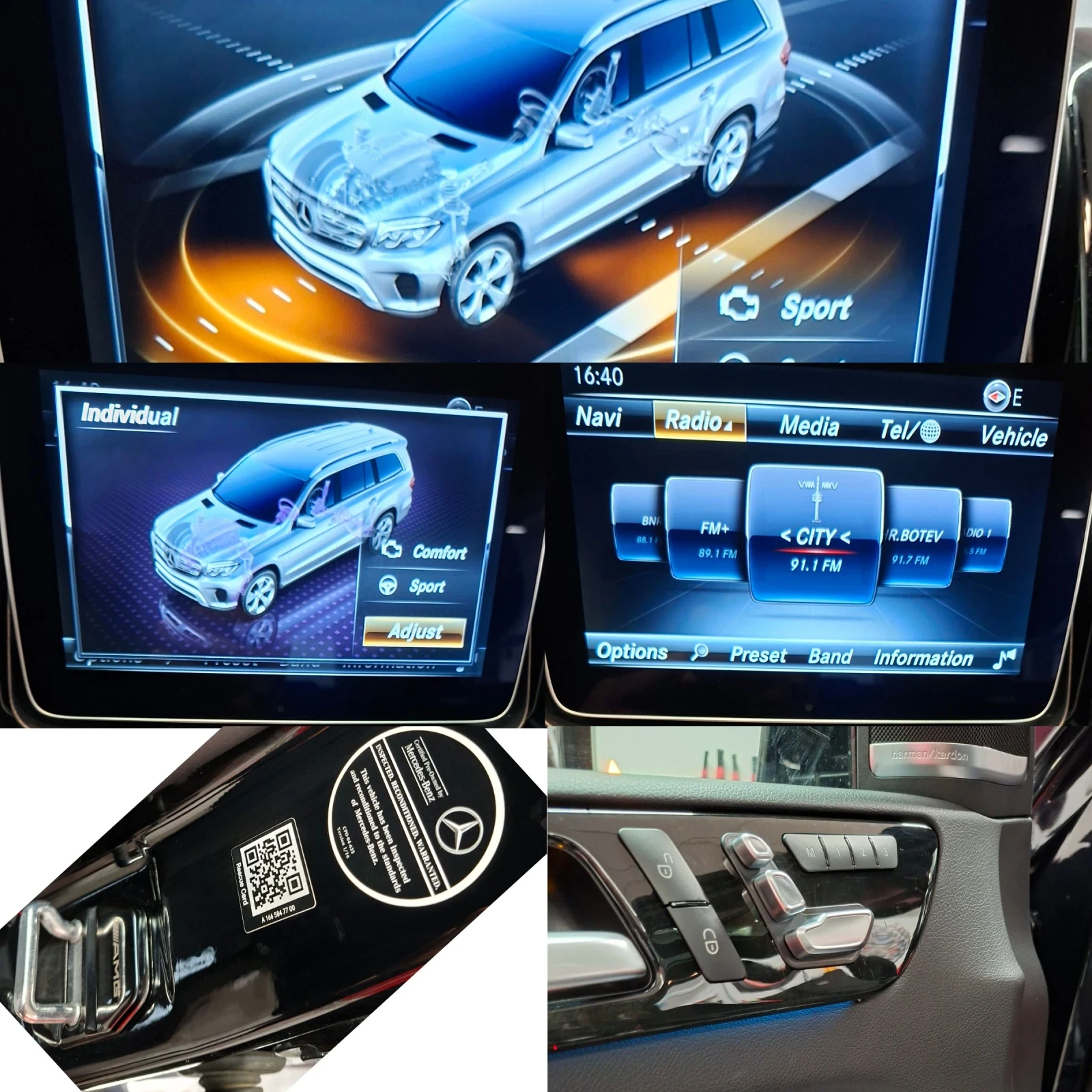 Mercedes-Benz GLS 450 gls450 63 AMG пакет 6+ 1, снимка 12 - Автомобили и джипове - 55779419