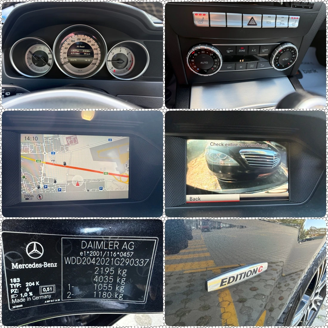Mercedes-Benz C 220 AMG///EDITION-C///PANORAMA///Face-Lift///Led///, снимка 14 - Автомобили и джипове - 56323550