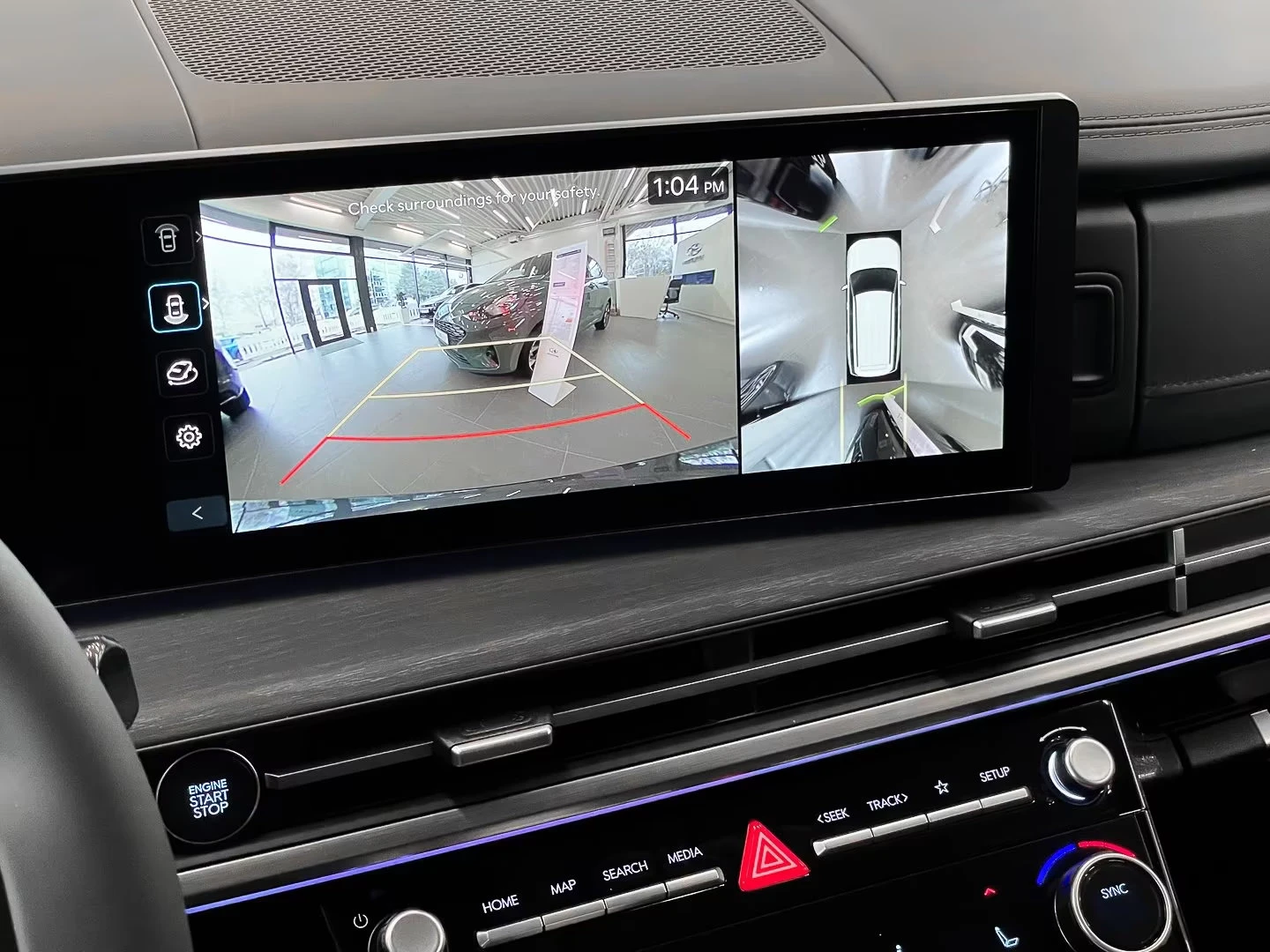 Hyundai Santa fe НОВ!/1.6HEV/SIGNATURE/215HP/360CAM/AMBI/KLESS/536f - изображение 9