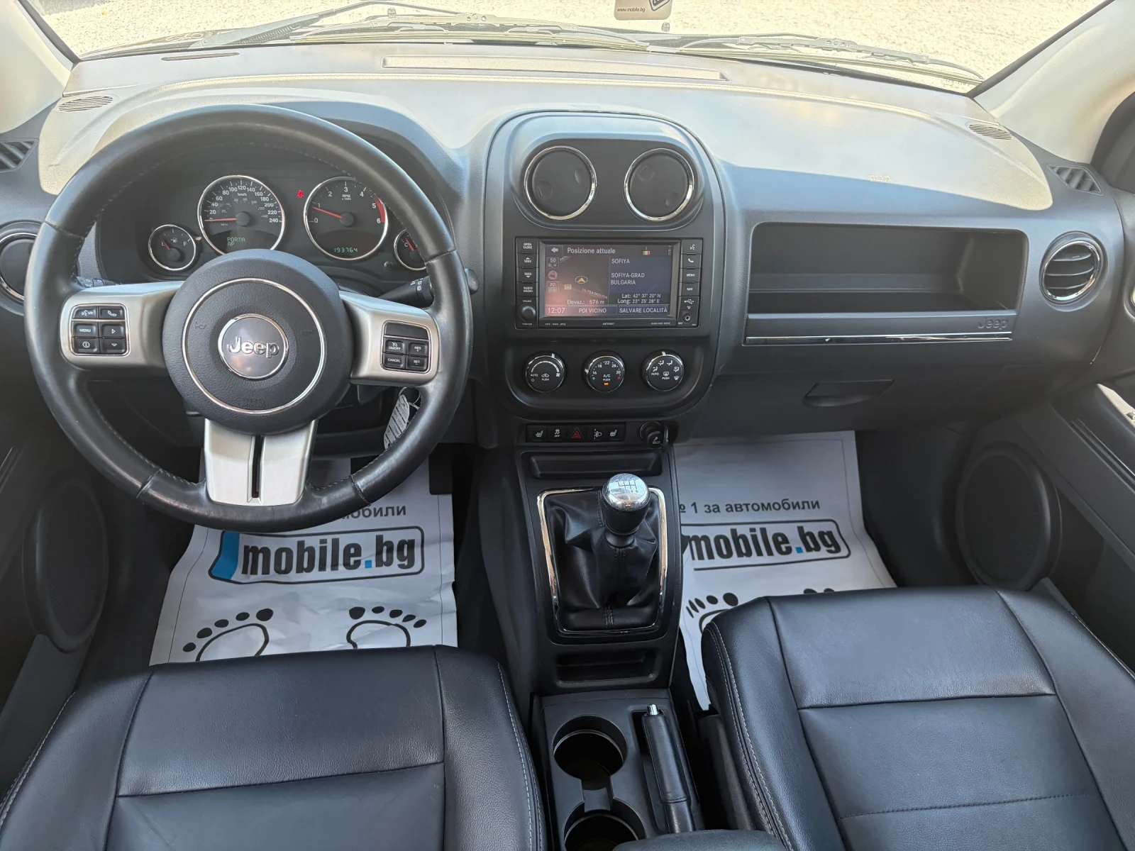 Jeep Compass LIMITED , 2.2CRD-163k.c  Navi. 4х4, снимка 14 - Автомобили и джипове - 54833726
