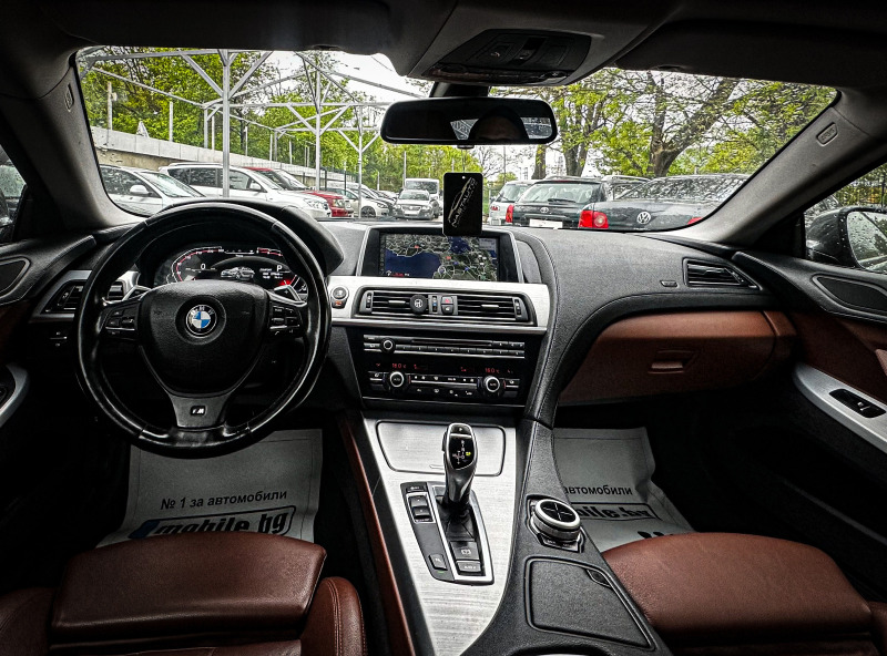 BMW 640 640d= ПАНОРАМА= DIGITAL= F1= РЕКАРО= ПОДГРЕВ= , снимка 12 - Автомобили и джипове - 44899579