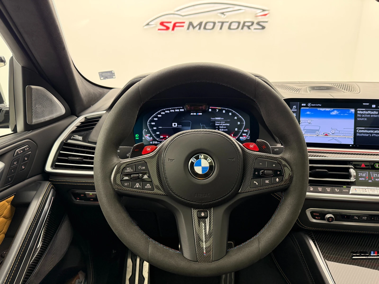 BMW X6 Competition\M xDrive\Carbon\B&W , снимка 14 - Автомобили и джипове - 55732735