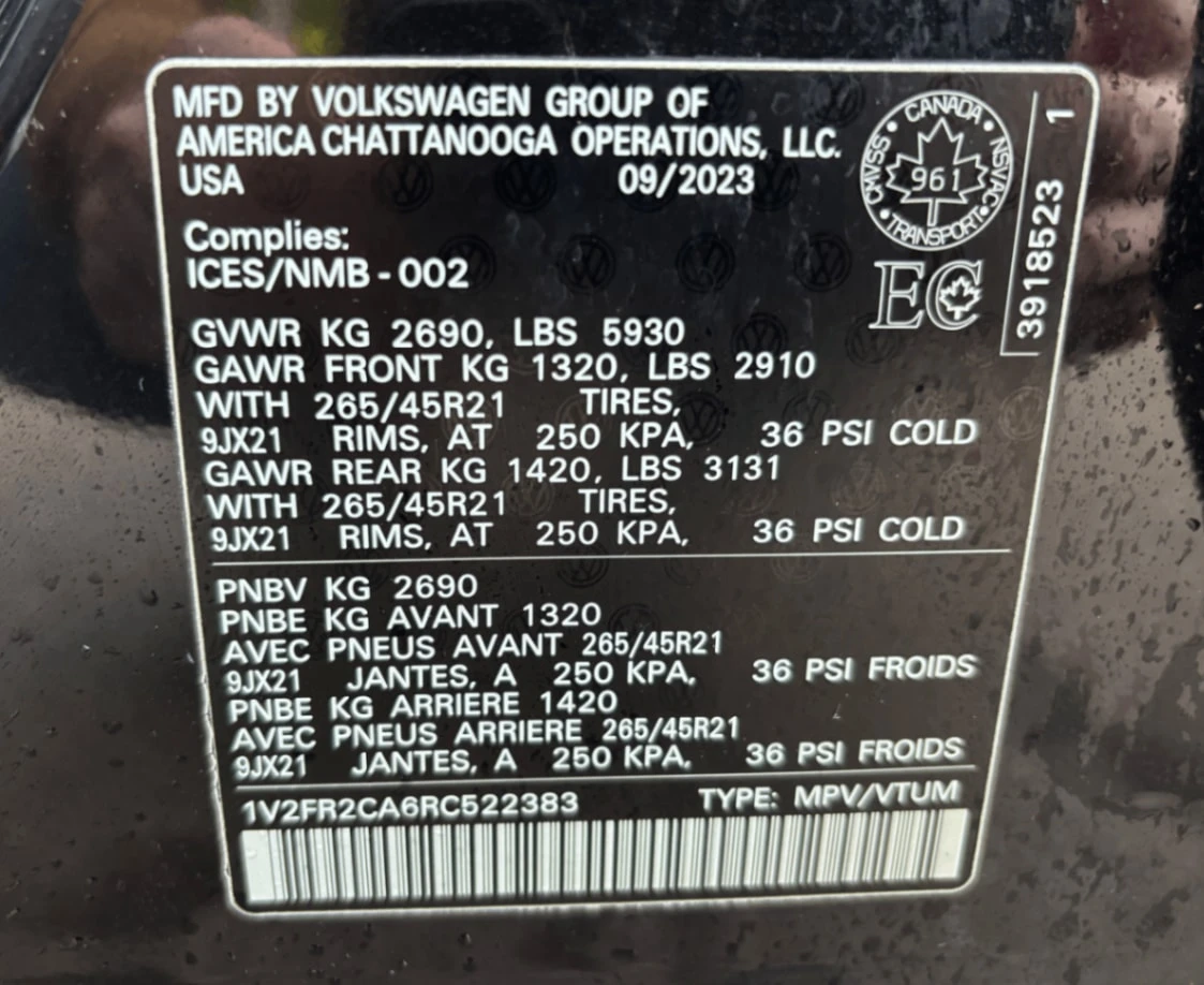 VW Atlas * Execline * CARFAX * БЕЗ ПЪРВОНАЧАЛНА ВНОСКА, снимка 10 - Автомобили и джипове - 55942554