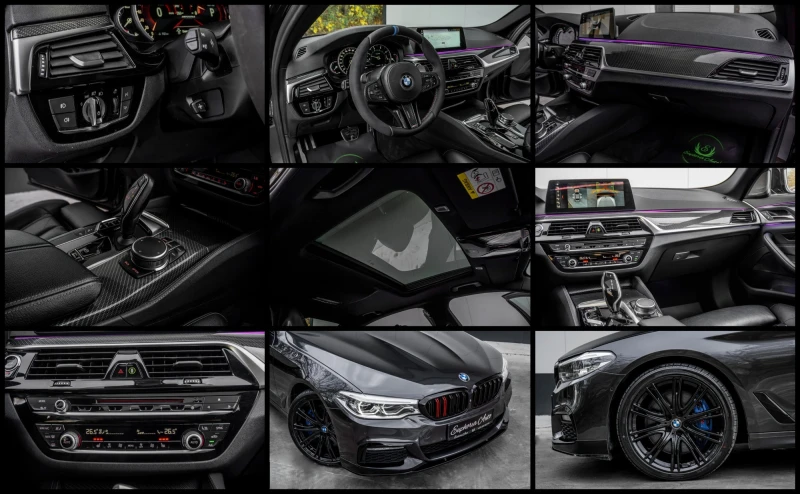 BMW 540 d* X-DRIVE* M-PERFORMANCE* CARBON* HARMAN* FULL, снимка 17 - Автомобили и джипове - 52598303