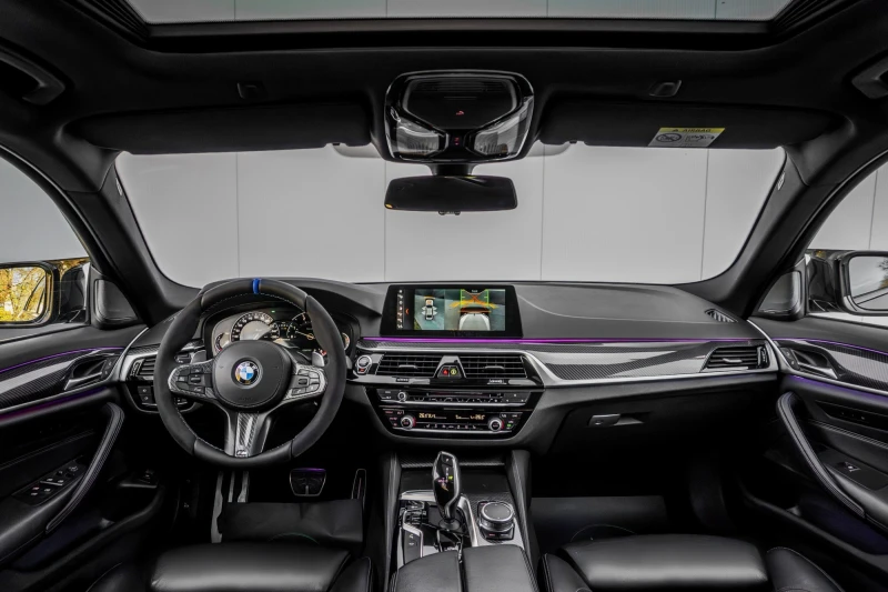 BMW 540 d* X-DRIVE* M-PERFORMANCE* CARBON* HARMAN* FULL, снимка 13 - Автомобили и джипове - 52598303