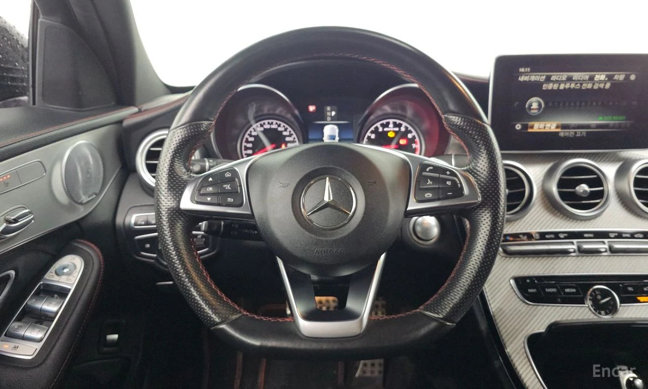 Mercedes-Benz C 43 AMG 4MATIC* BURMESTER* ПОДГРЕВ* КАМЕРА* КЕЙЛЕС* ПАНО, снимка 10 - Автомобили и джипове - 55234284