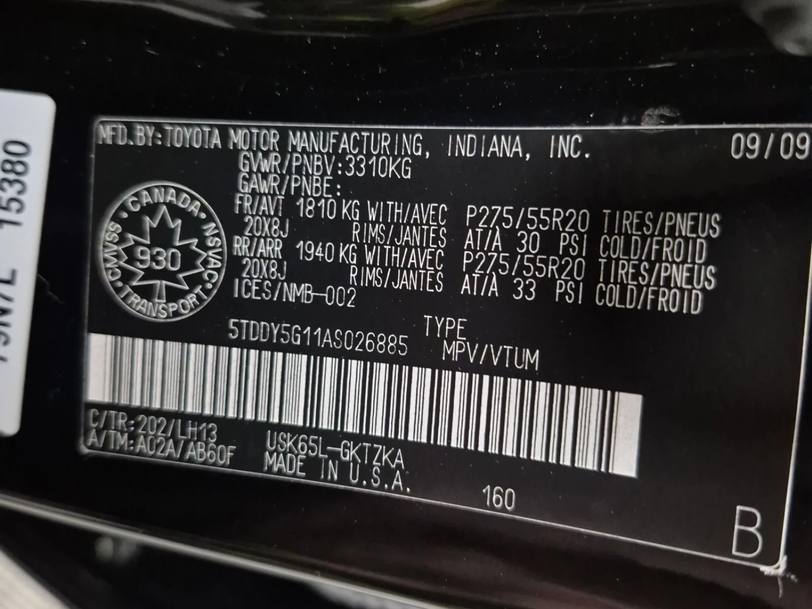 Toyota Sequoia PLATINUM  CARFAX, снимка 16 - Автомобили и джипове - 55430321