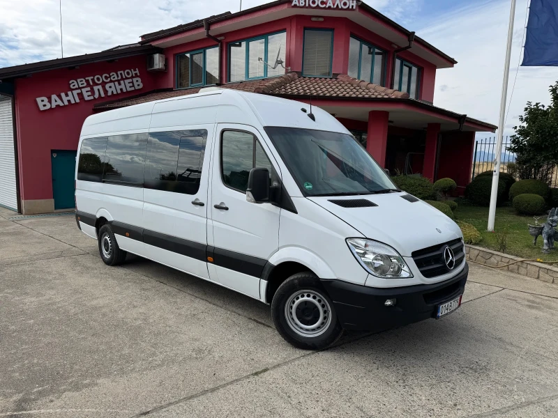 Mercedes-Benz Sprinter 311 CDI* MAXI* 9 места* 2x Климатик+ Печка, снимка 15 - Бусове и автобуси - 51865030