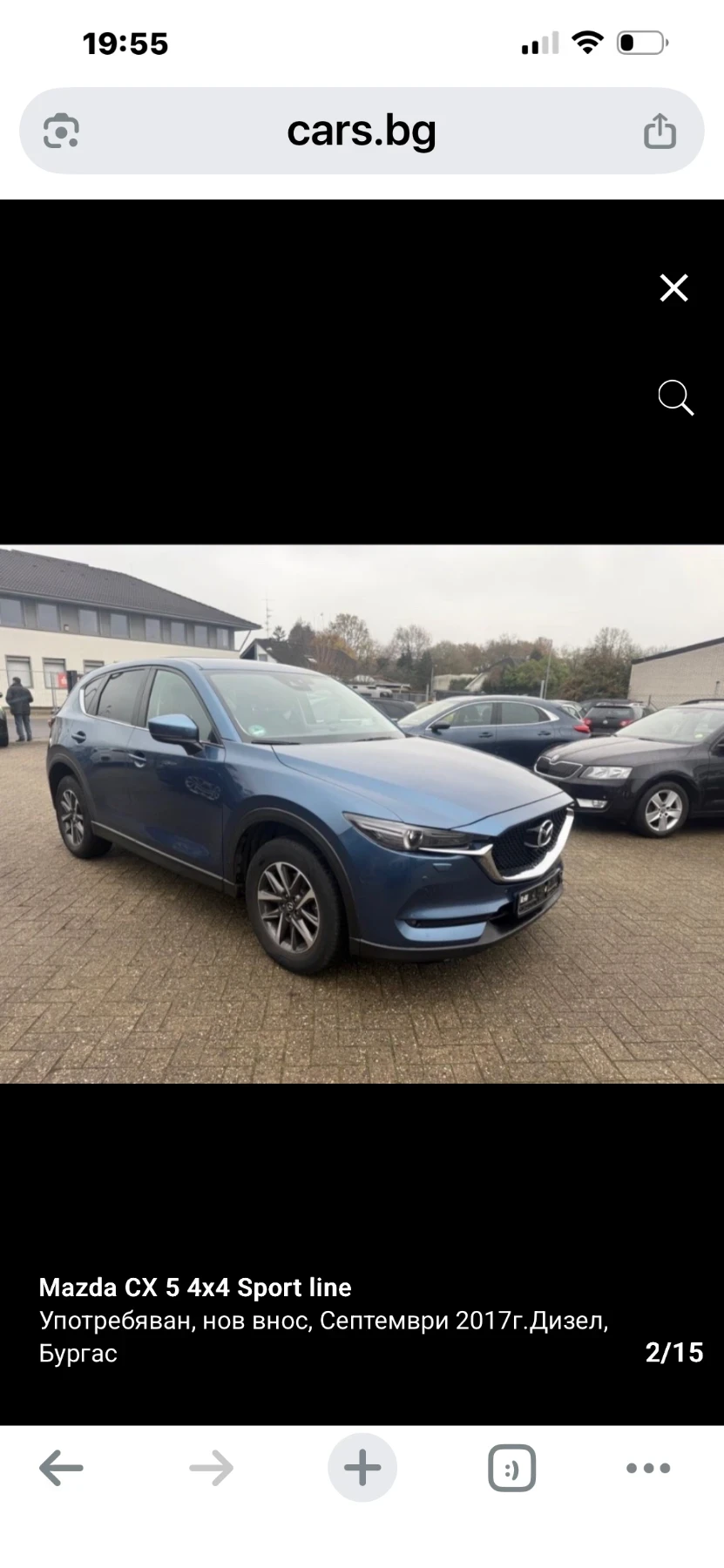 Mazda CX-5 Sport Line, снимка 2 - Автомобили и джипове - 53622575