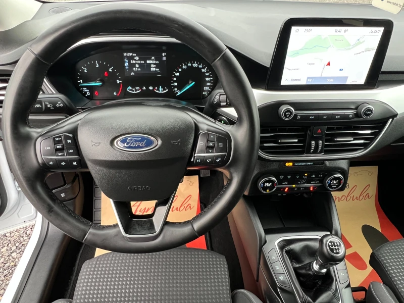 Ford Focus 1.5TDCi НАВИГАЦИЯ/LED/PDC/191294км./Серв. история/, снимка 13 - Автомобили и джипове - 53269719
