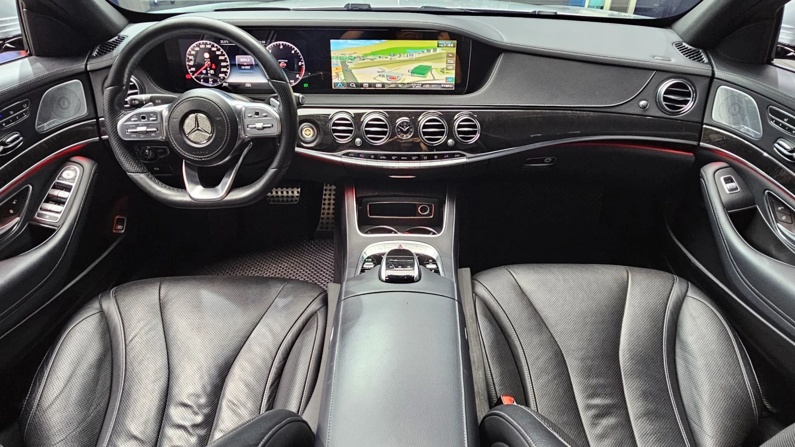 Mercedes-Benz S 400 AMG line/360Cam/ДИСТРОНИК/МАСАЖИ/ВЪЗДУХ/Обдух/HUD/, снимка 5 - Автомобили и джипове - 55298111