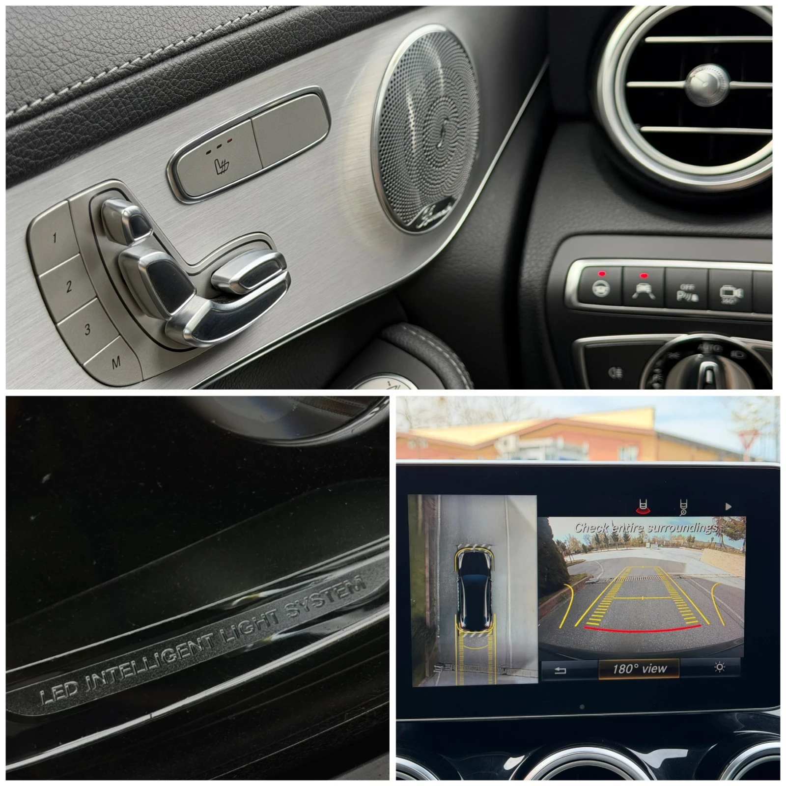 Mercedes-Benz GLC 250  Coupe/AMG/Burmester/360/Дистроник/Line Assist/, снимка 12 - Автомобили и джипове - 54217509