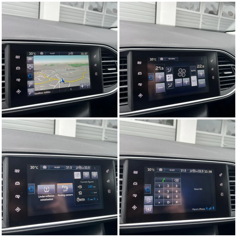 Peugeot 308 SW 1.6BlueHDI 99hp * Navi * LED * Bluetooth, снимка 12 - Автомобили и джипове - 50415509