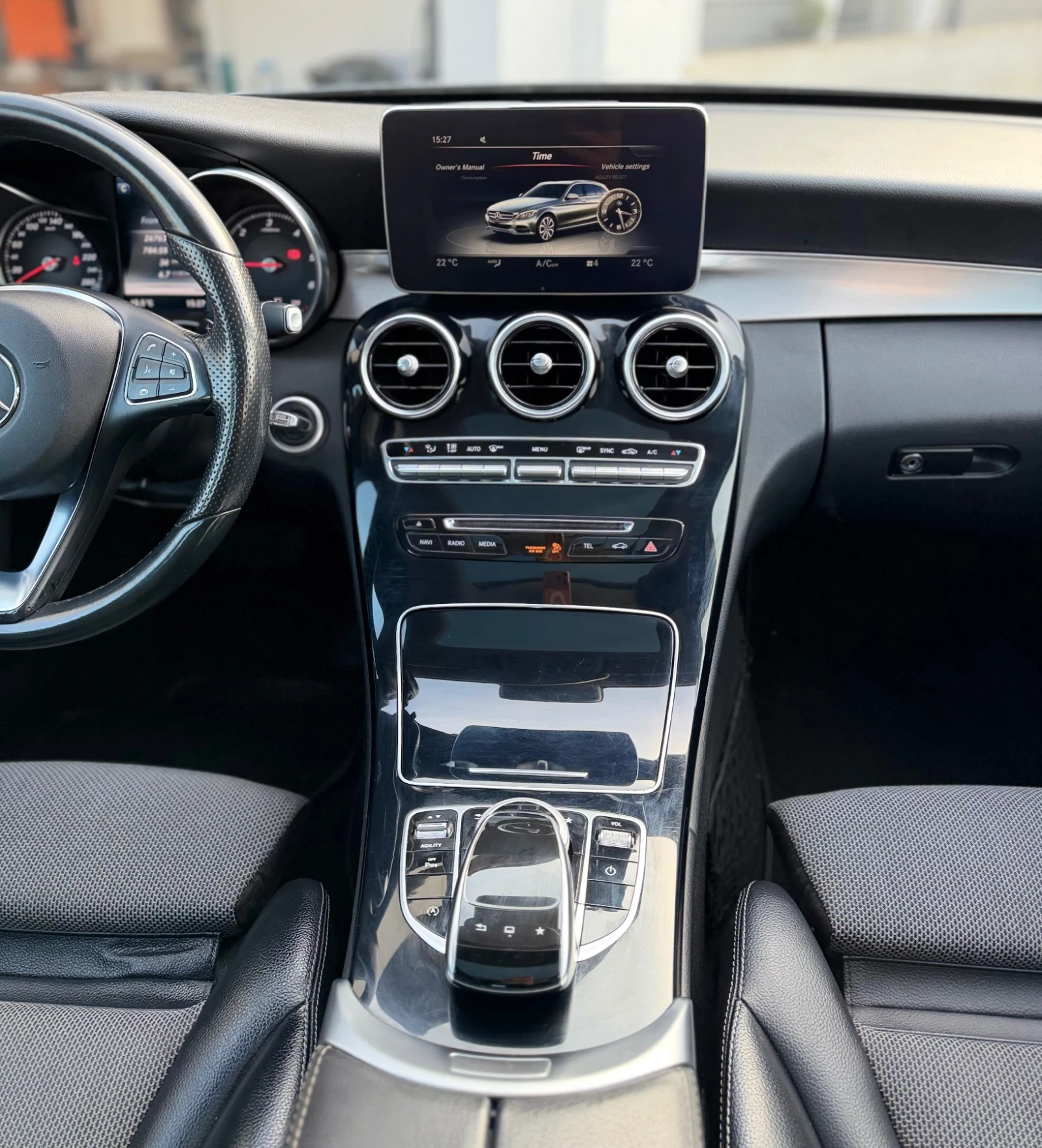 Mercedes-Benz C 220 AMG Панорама Подгрев Germany, снимка 13 - Автомобили и джипове - 53879427