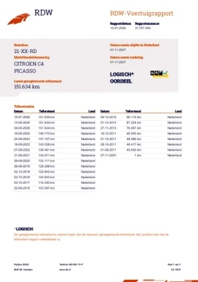 Citroen C4 1.8 доказуеми км, снимка 4