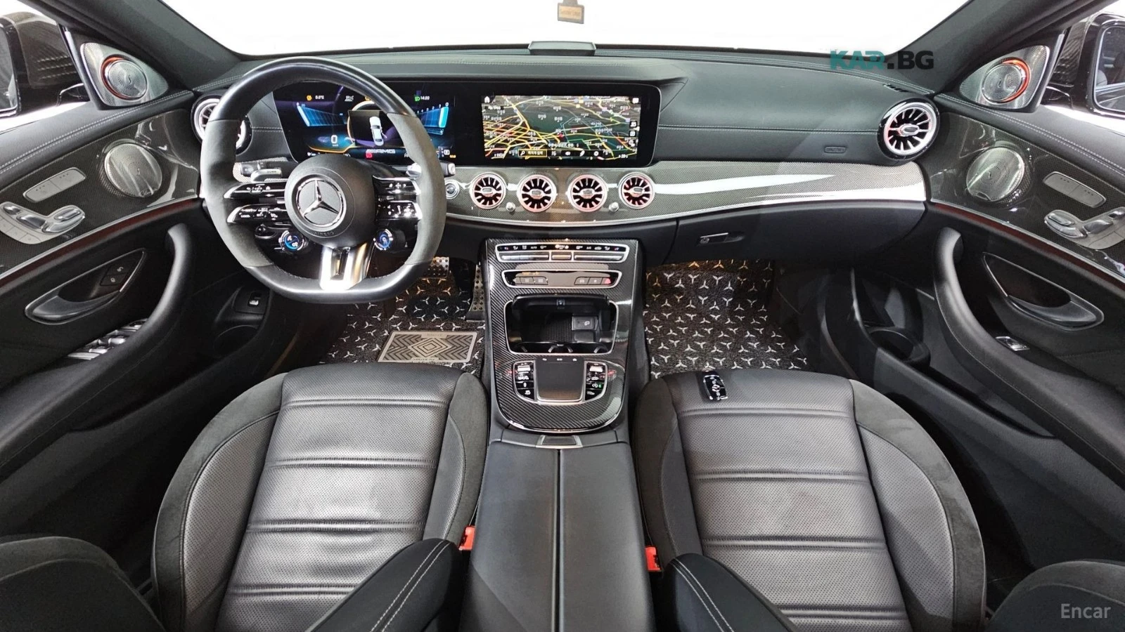 Mercedes-Benz E 53 AMG 4MATIC КОЖА* ПОДГРЕВ* ОБДУХВ* BURMASTER* PANO* 360, снимка 7 - Автомобили и джипове - 55192494