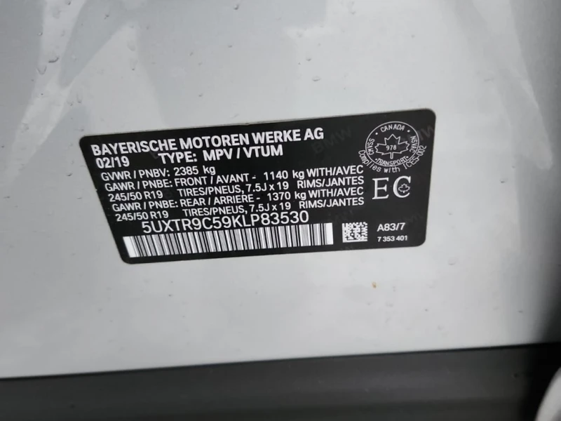 BMW X3 * XDRIVE30I * CARFAX * БЕЗ ПЪРВОНАЧАЛНА ВНОСКА, снимка 7 - Автомобили и джипове - 53089029