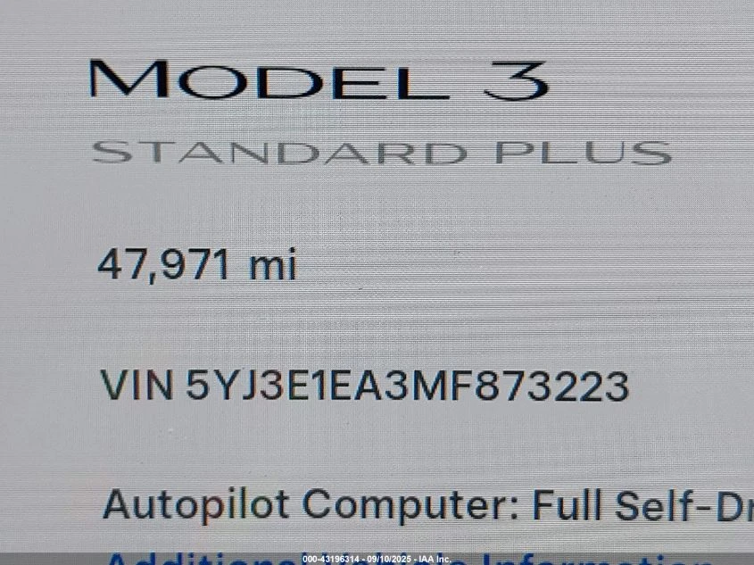 Tesla Model 3 U  U UX Rear Wheel Drive - изображение 7