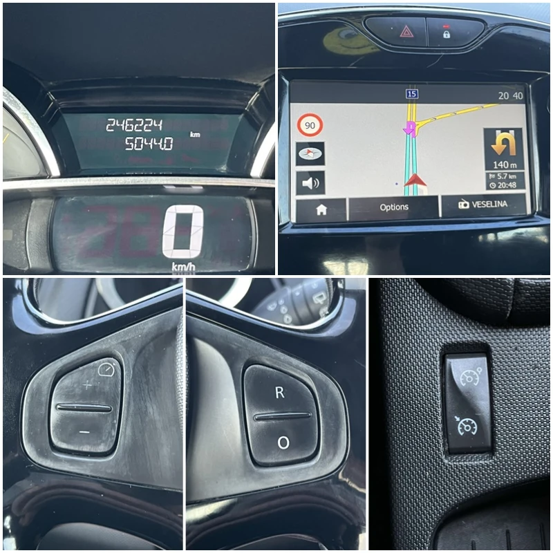 Renault Clio 1.5 DСI 90кс EURO 5В АВТОПИЛОТ KEYLESS GO , снимка 13 - Автомобили и джипове - 50760394