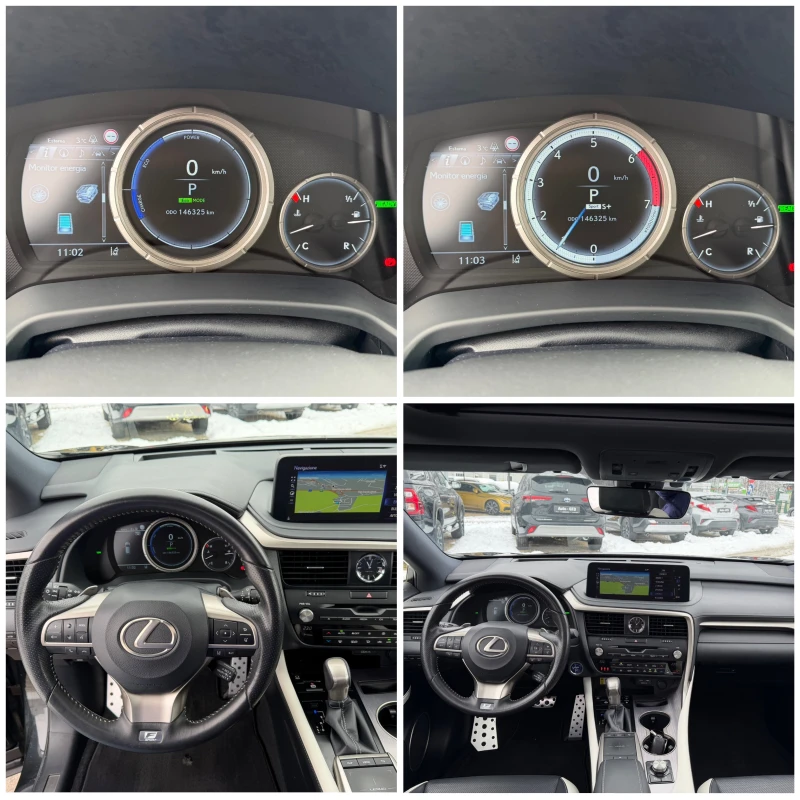 Lexus RX 450h 3.5h 313k.с F-Sport FACE с Гаранция, снимка 9 - Автомобили и джипове - 53519646