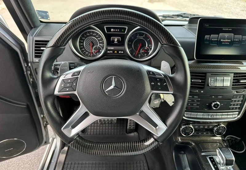 Mercedes-Benz G 63 AMG EDITION1/DESIGNO/MAT-GRAU/TV/NAVI/H&K/Full service, снимка 10 - Автомобили и джипове - 46654008