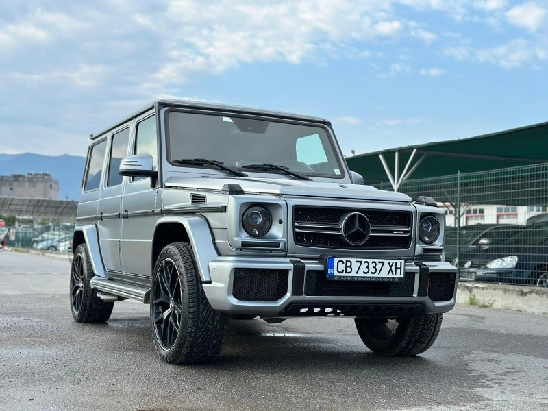 Mercedes-Benz G 63 AMG EDITION1/DESIGNO/MAT-GRAU/TV/NAVI/H&K/Full service, снимка 1 - Автомобили и джипове - 46654008