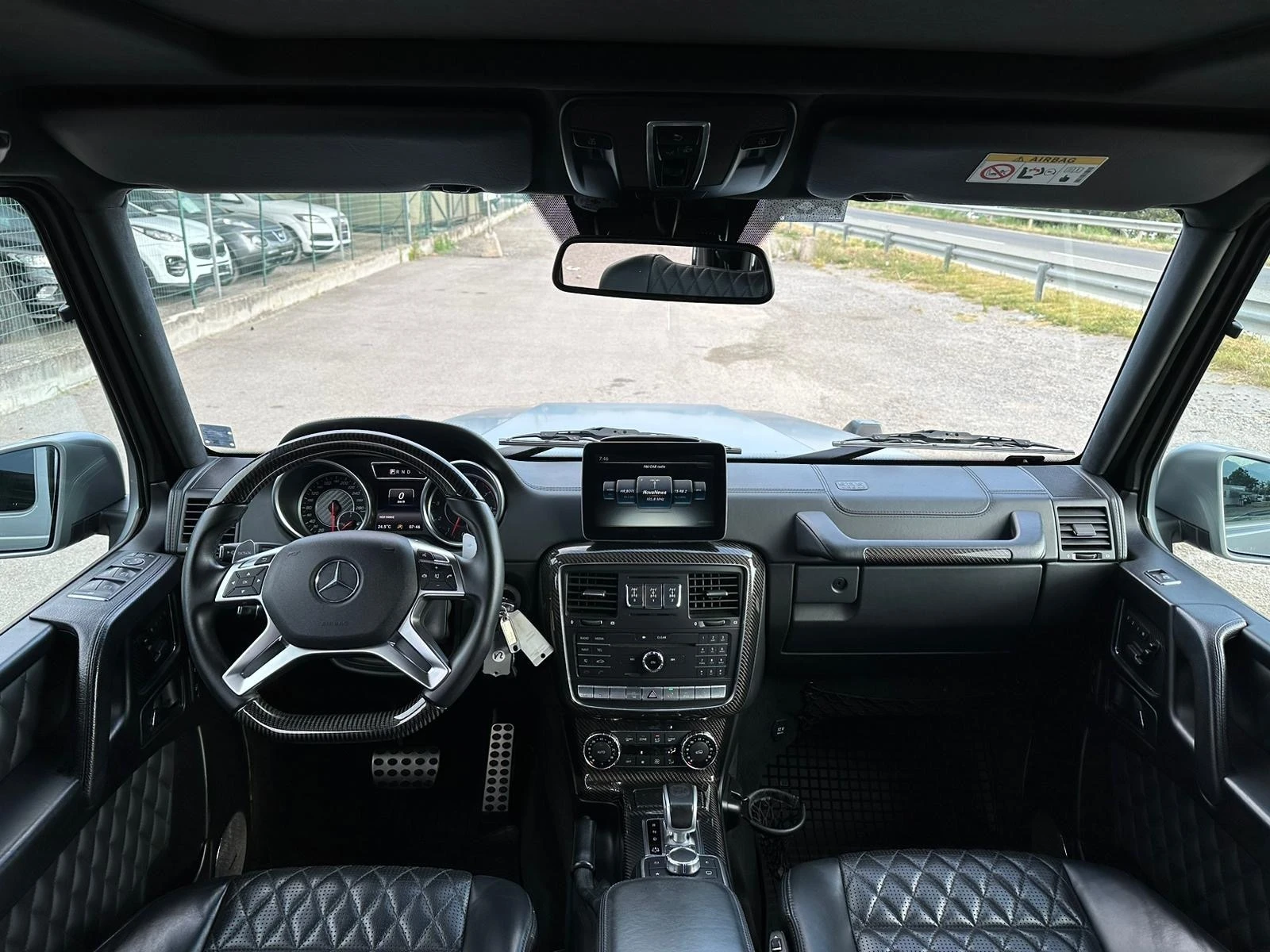 Mercedes-Benz G 63 AMG EDITION1/DESIGNO/MAT-GRAU/TV/NAVI/H&K/Full service | Mobile.bg   13