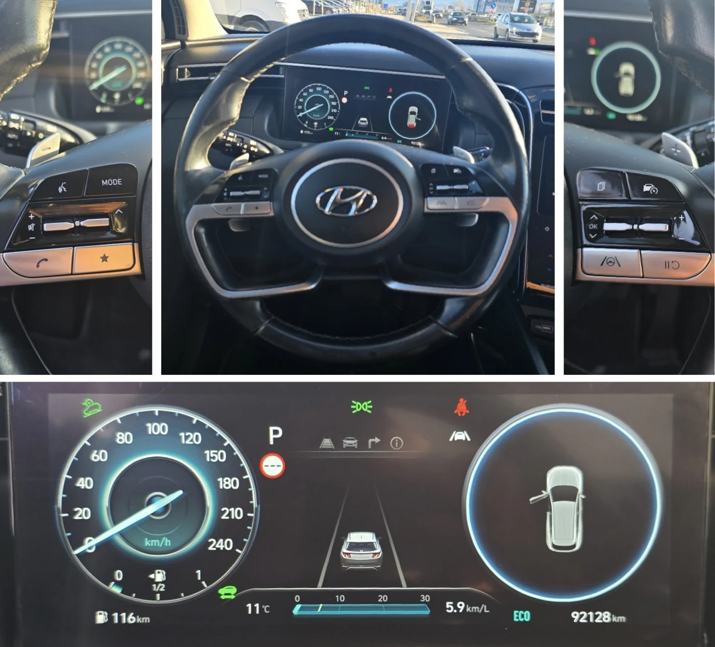 Hyundai Tucson 1.6 Hybrid, снимка 13 - Автомобили и джипове - 54202178