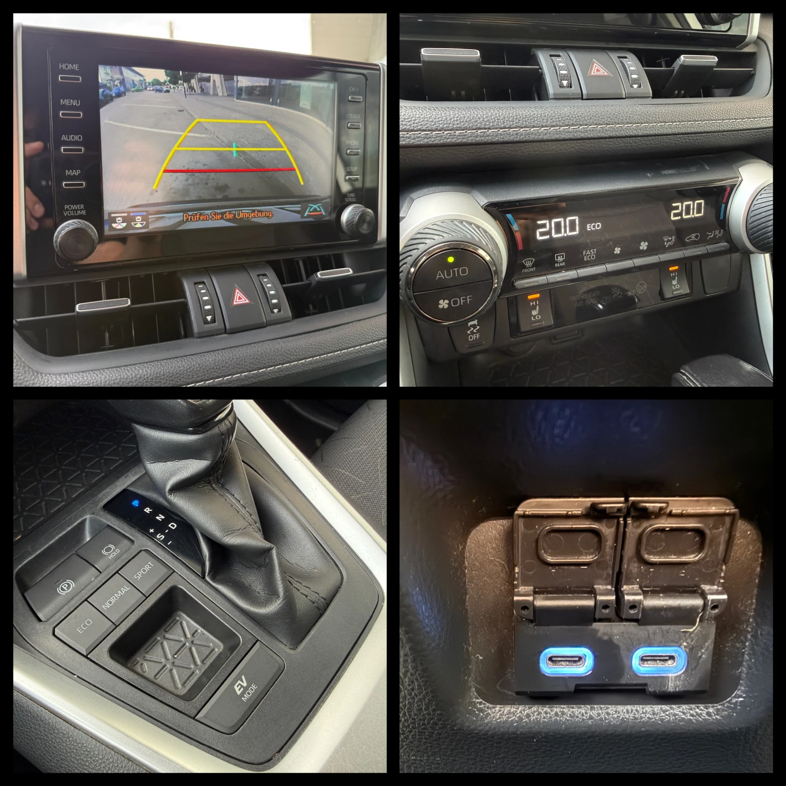 Toyota Rav4 6 МЕСЕЦА ГАРАНЦИЯ/2.5Hybrid 218к.с. Подгрев/Камера, снимка 14 - Автомобили и джипове - 54884868