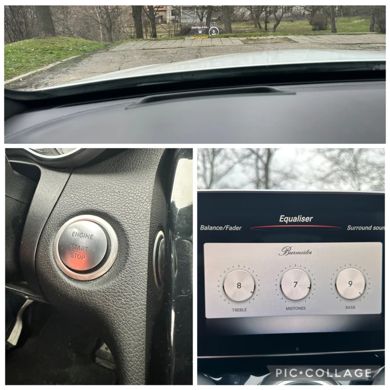 Mercedes-Benz C 220 AMG/HEADUP/BURMESTER/KEYLESS/DISTR+ , снимка 16 - Автомобили и джипове - 53478804