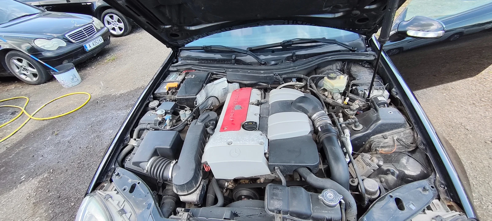 Mercedes-Benz SLK R170 SLK200- 163к.с. Газ Бензин Автоматик, снимка 11 - Автомобили и джипове - 54604424