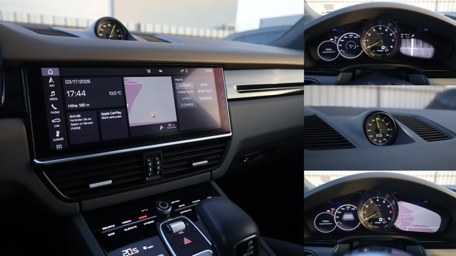 Porsche Cayenne 3.0 E-Hybrid Distr 360  SoftClose PANO BOSE Обдух, снимка 15 - Автомобили и джипове - 53952855