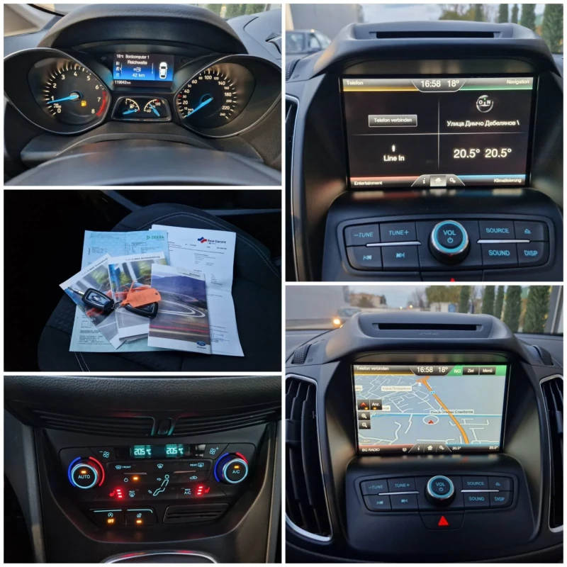 Ford C-max 1.6 / 150 к.с. ФЕЙСЛИФТ , снимка 16 - Автомобили и джипове - 52484492