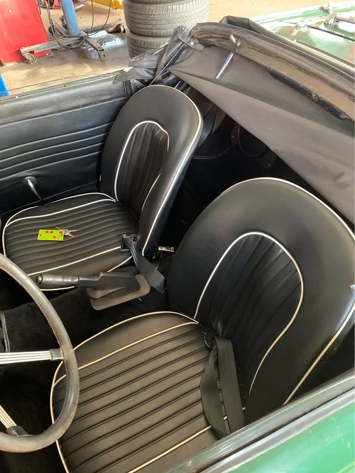 Triumph Spitfire * РЕТРО* КАБРИО* BRITISH RACING GREEN* , снимка 5 - Автомобили и джипове - 54351583