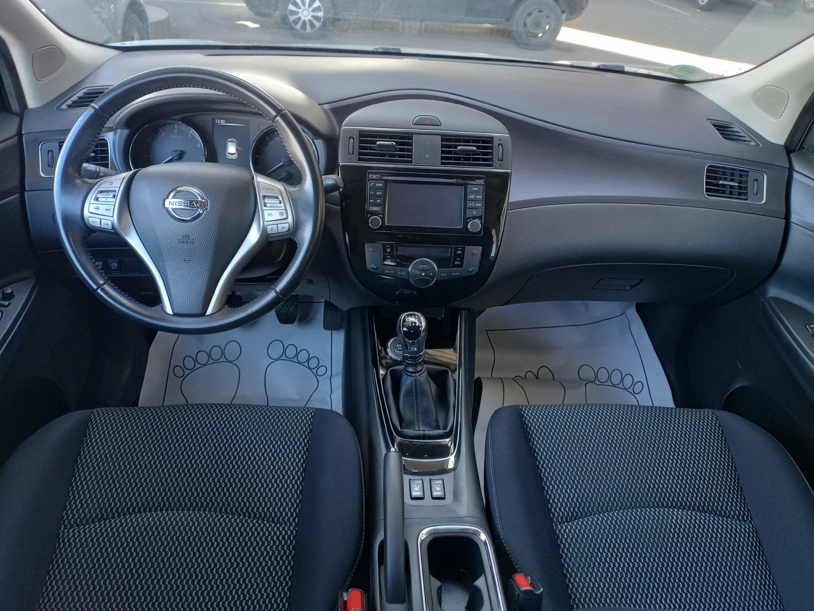 Nissan Pulsar 1.2 БЯЛА ПЕРЛА* KEYLESS GO* NAVI* CAMERA* EURO6 - изображение 9