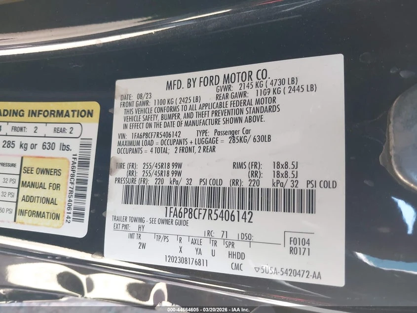 Ford Mustang 5.0l Gt Fastback, снимка 9 - Автомобили и джипове - 54244317