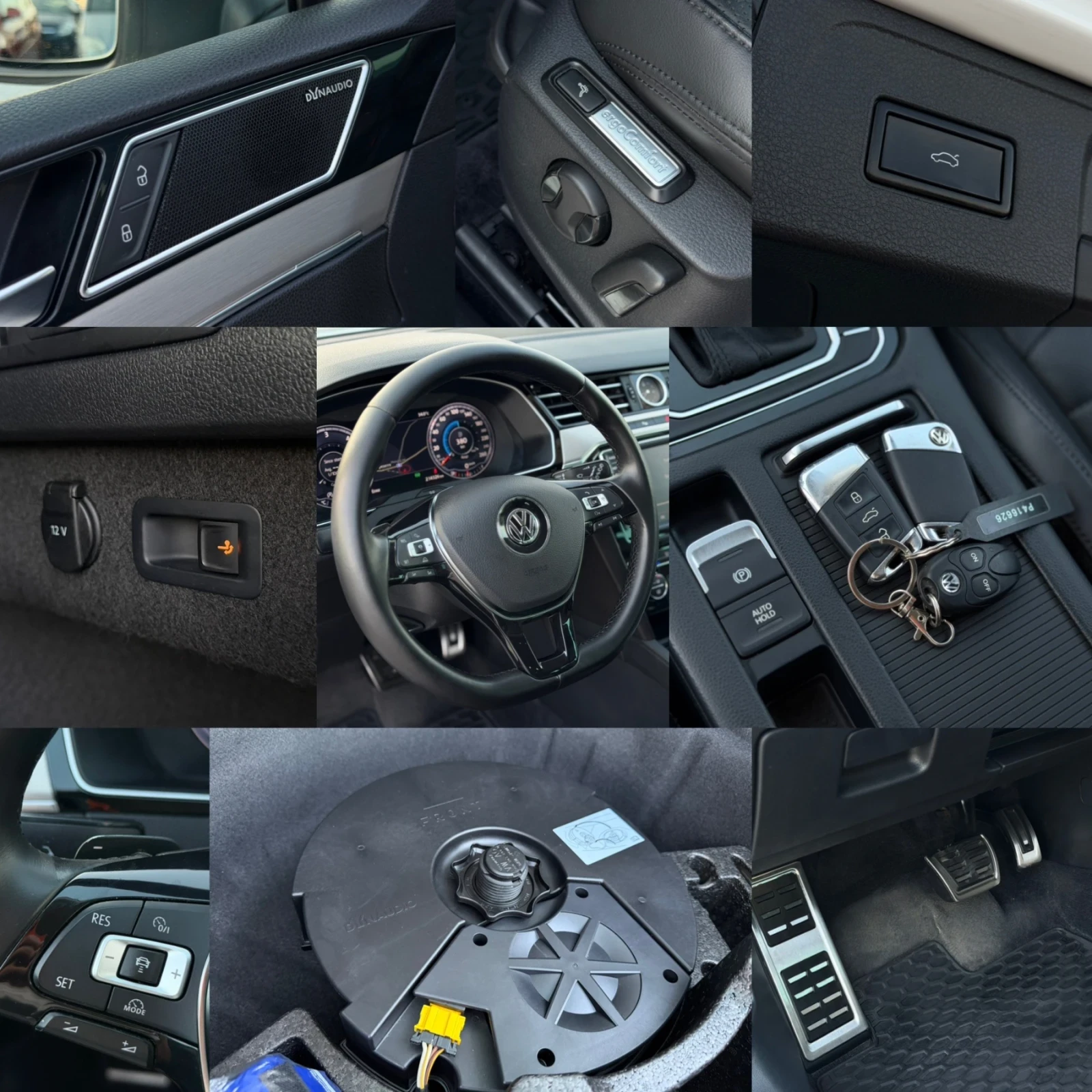 VW Passat 2.0TDI 240кс DSG ОБДУХВАНЕ МАСАЖ DYNAUDIO FULL , снимка 17 - Автомобили и джипове - 55105728