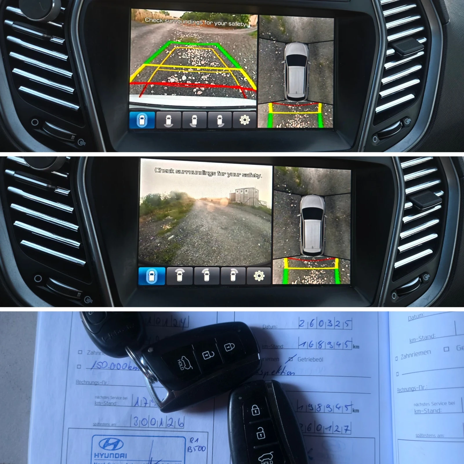 Hyundai Santa fe FULL 2.2CRDI 4WD ПЕЧКА  КАМЕРИ 360, снимка 15 - Автомобили и джипове - 54919086