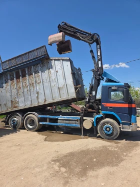 Volvo Fm 7 Самосвал 37м3 с кран, снимка 12