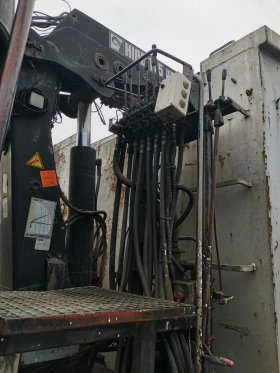 Volvo Fm 7 Самосвал 37м3 с кран, снимка 7