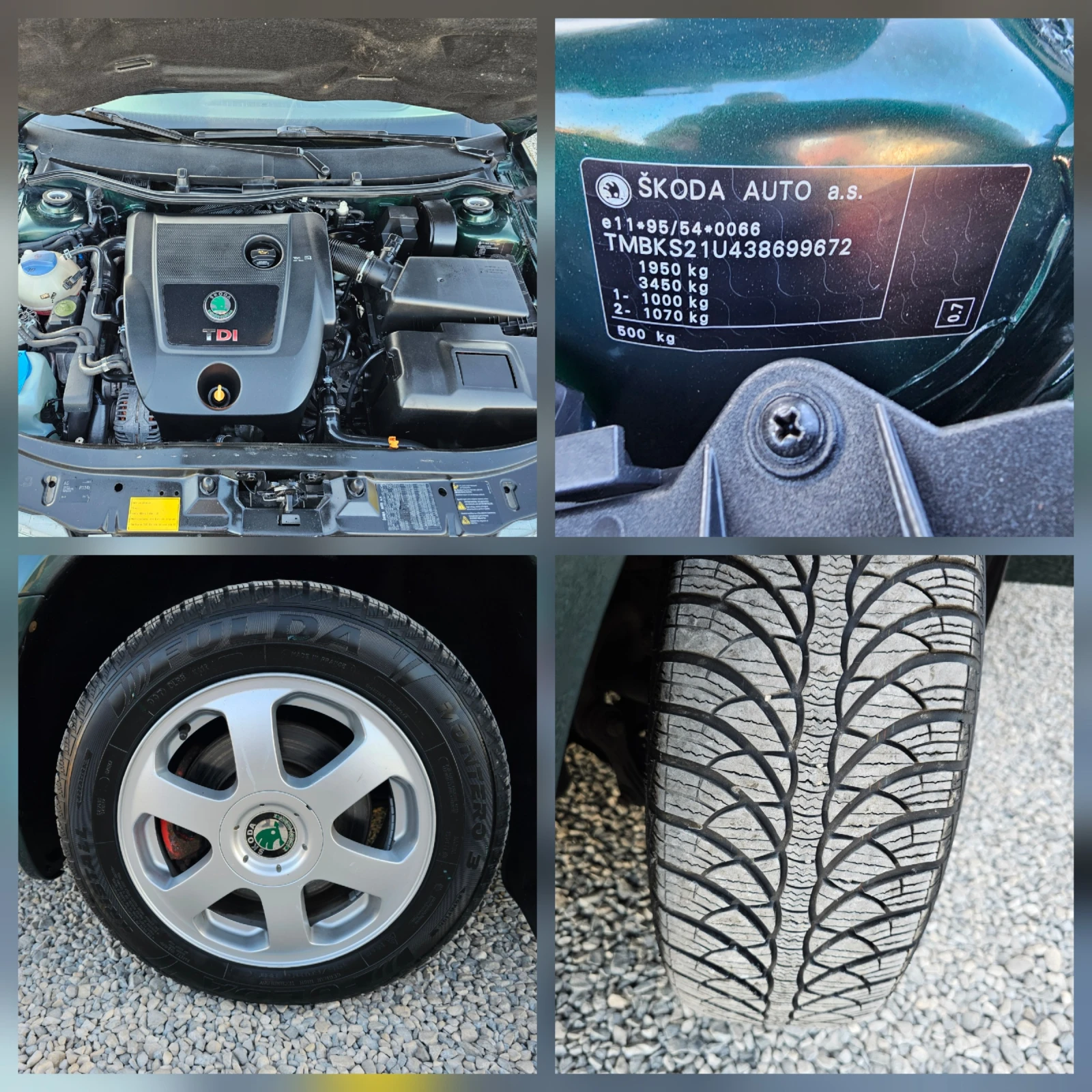 Skoda Octavia 1.9TDI 101kc 4х4  Feislift 207000km, снимка 17 - Автомобили и джипове - 56087733
