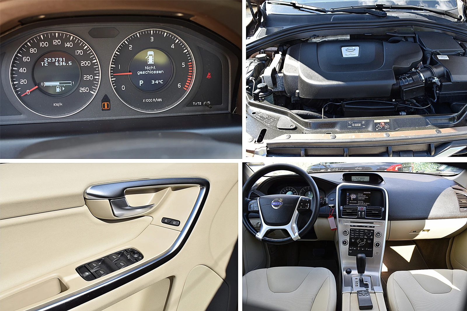 Volvo XC60 2.4/D5/205 коня/ Швейцария/Кожа/Нави/Автомат, снимка 16 - Автомобили и джипове - 55287482